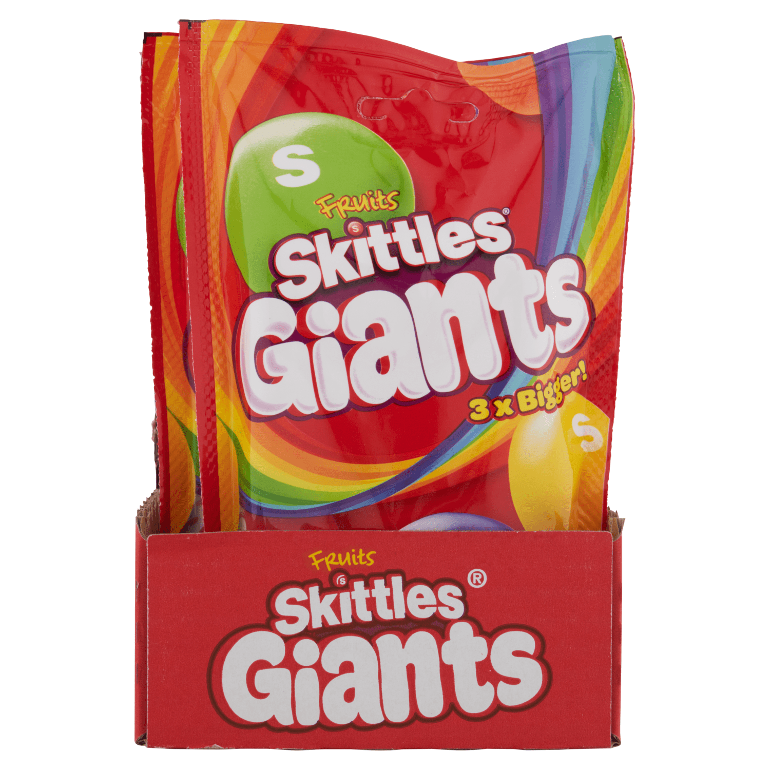 Skittles Fruits Giants 132g - UK Food & Drink - 4009900546164