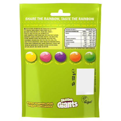 Skittles Giants 1.32g - UK Food & Drink - 4009900546140