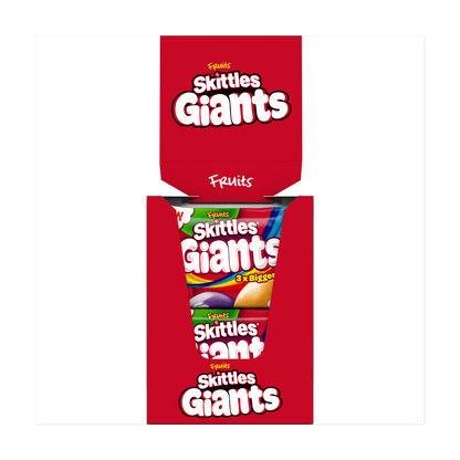 Skittles Giants Fruits Sweets Bag 45g - UK Food & Drink - 4009900534970