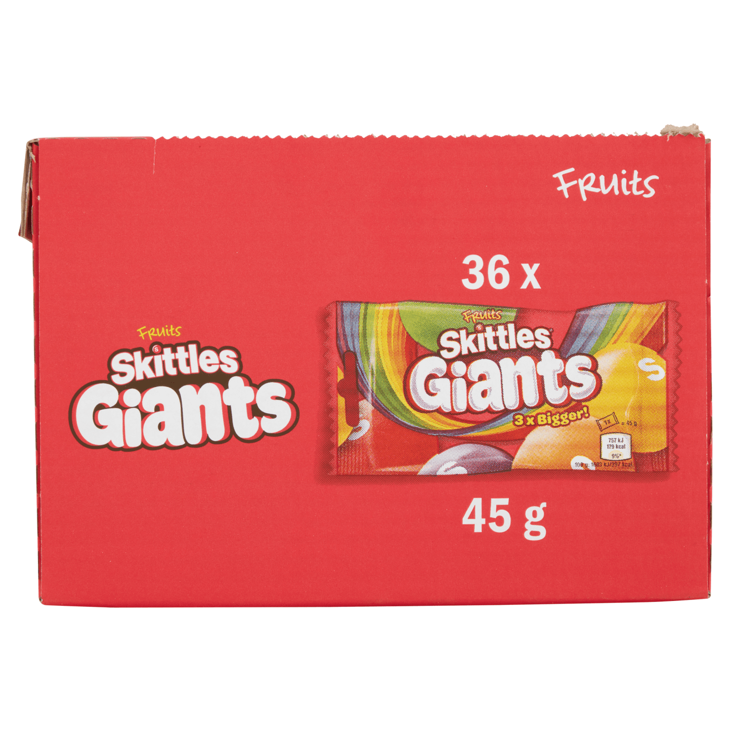 Skittles Giants Fruits Sweets Bag 45g - UK Food & Drink - 4009900534970