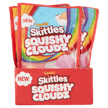 Skittles Squishy Cloudz Fruits Sweets Pouch Bag 94g - UK Food & Drink - 4009900538541