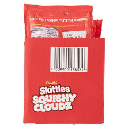 Skittles Squishy Cloudz Fruits Sweets Pouch Bag 94g - UK Food & Drink - 4009900538541