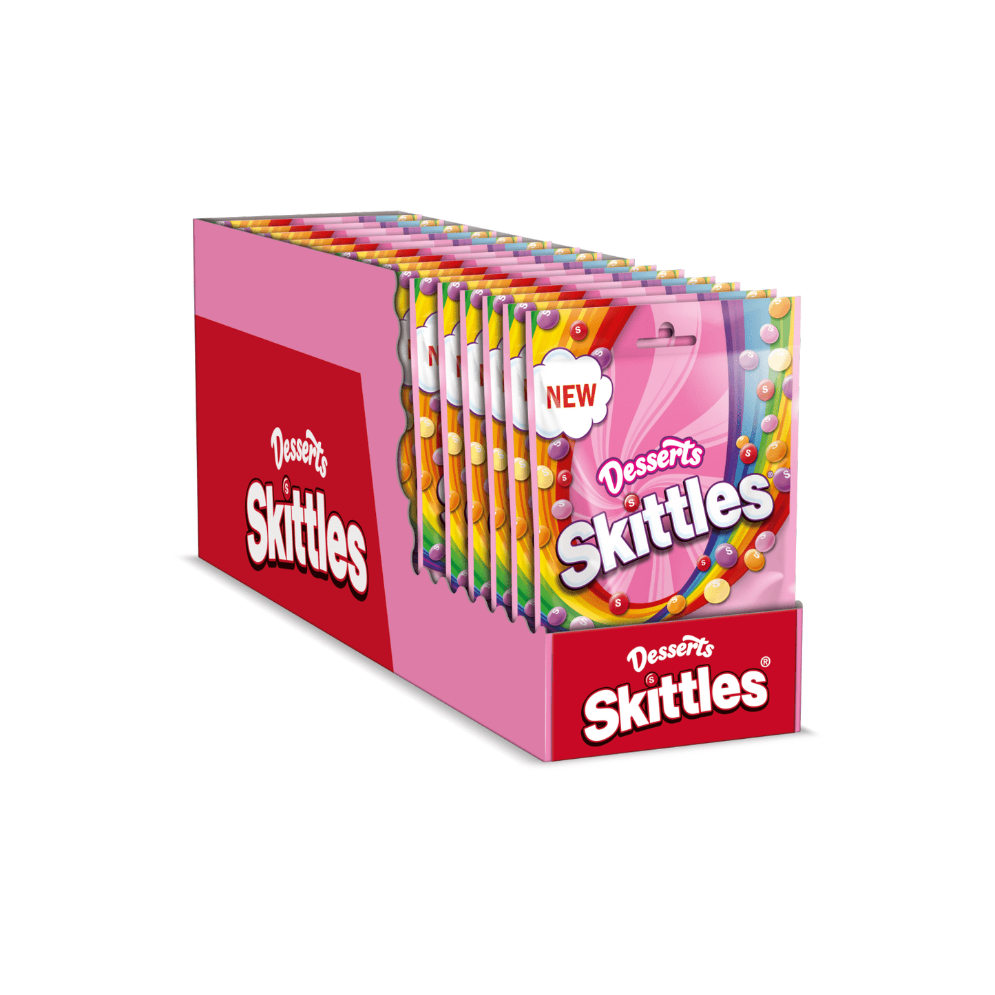 Skittles Vegan Sweets Dessert Flavoured Treat Bag 152g - UK Food & Drink - 4009900544788