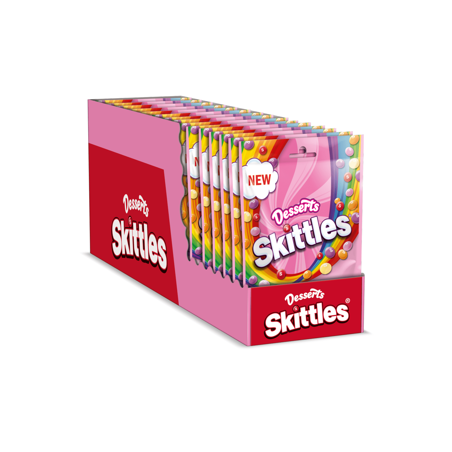 Skittles Vegan Sweets Dessert Flavoured Treat Bag 152g - UK Food & Drink - 4009900544788