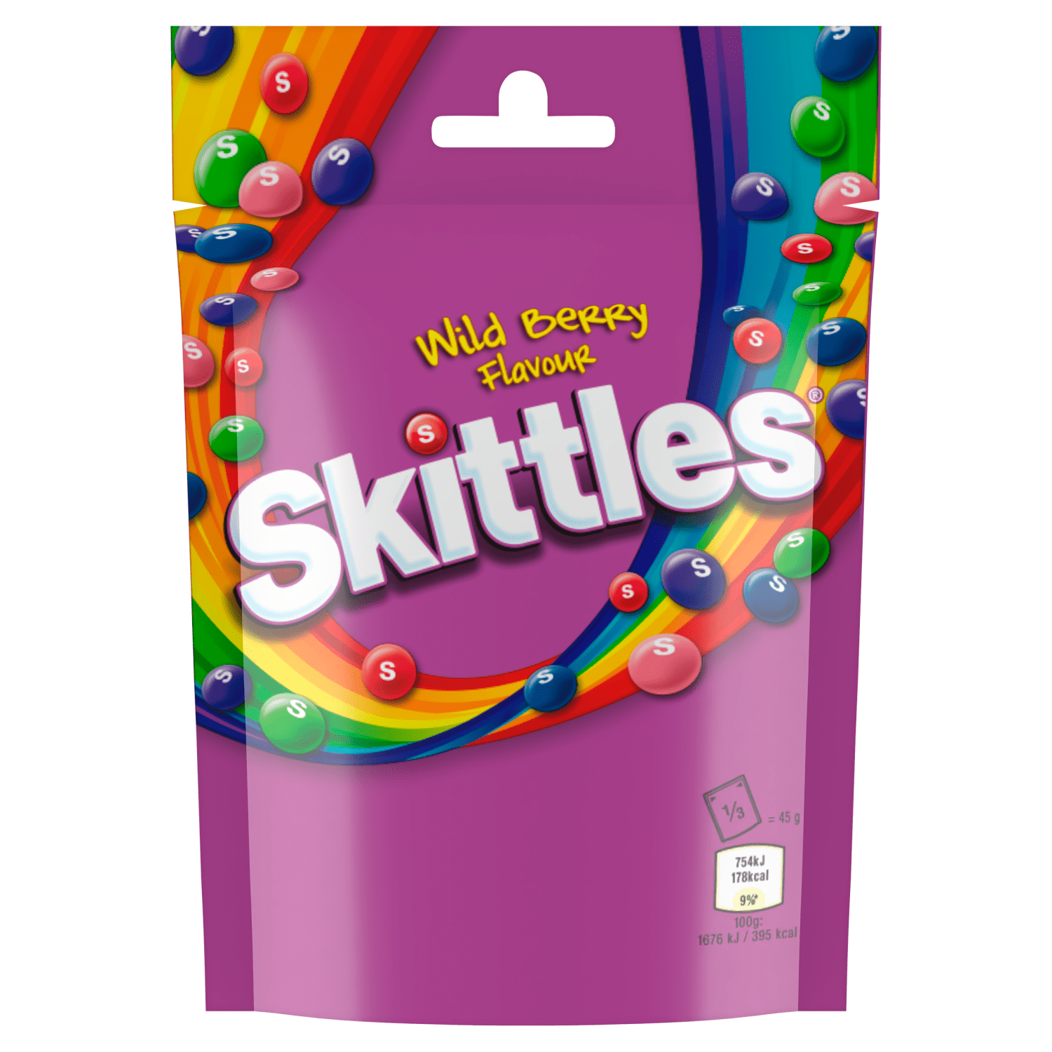 Skittles Wild Berry Flavour 136g - UK Food & Drink - 4009900546041