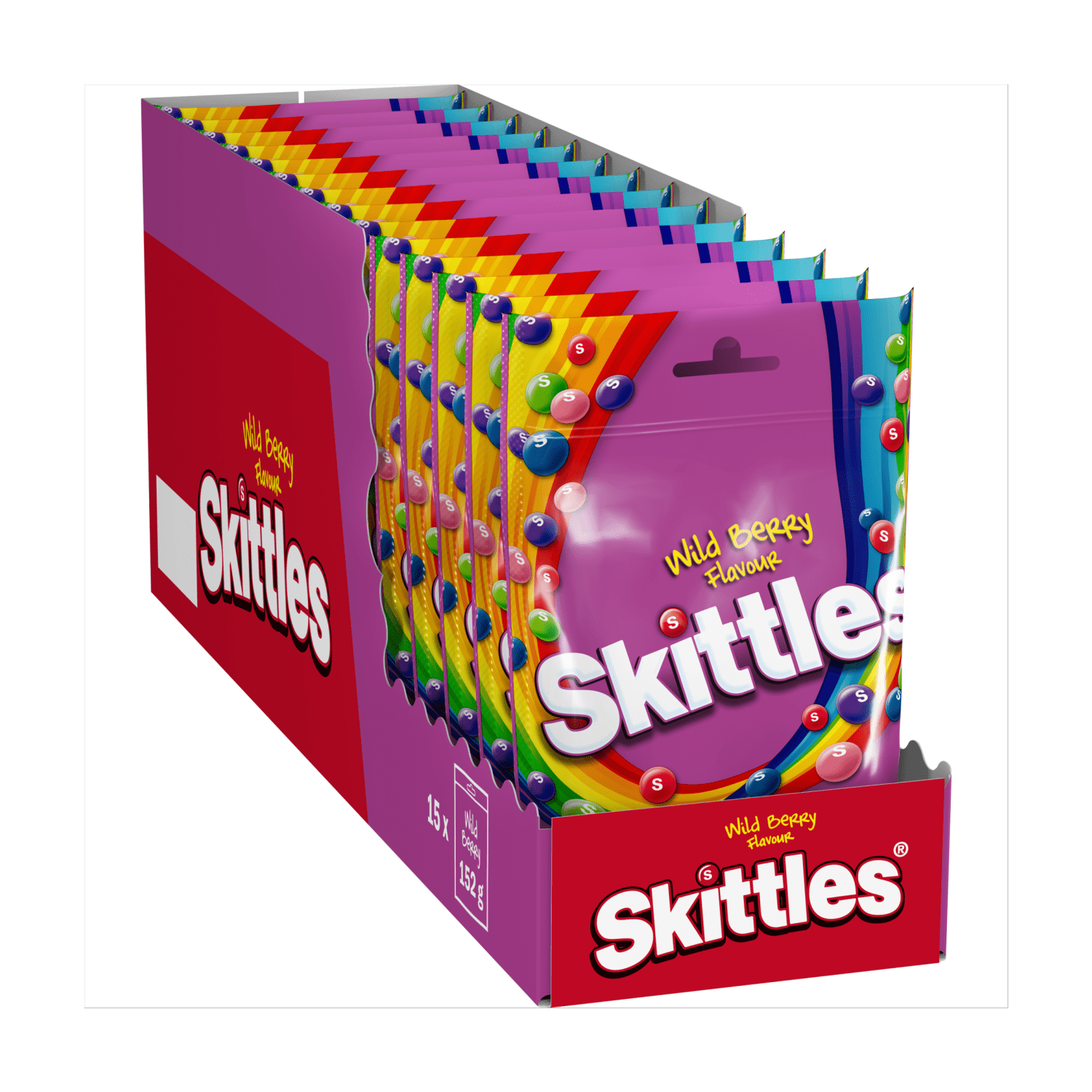 Skittles Wild Berry Flavour 136g - UK Food & Drink - 4009900546041