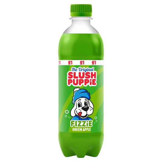 Slush Puppie The Original Fizzie Green Apple 500ml - UK Food & Drink - 5010438022395