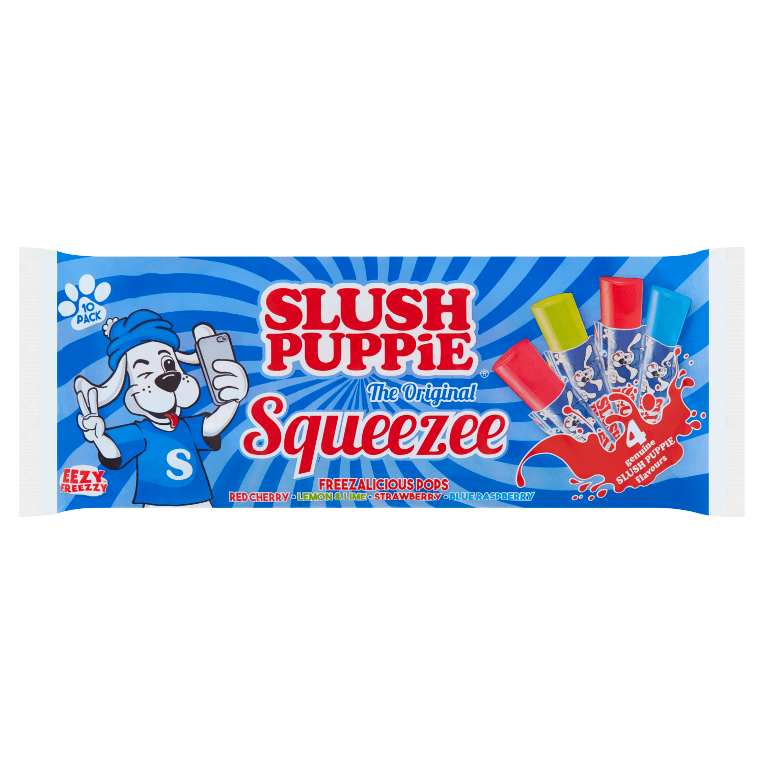 Slush Puppie The Original Squeezee 10 x 60ml (600ml) - UK Food & Drink - 5056192406125