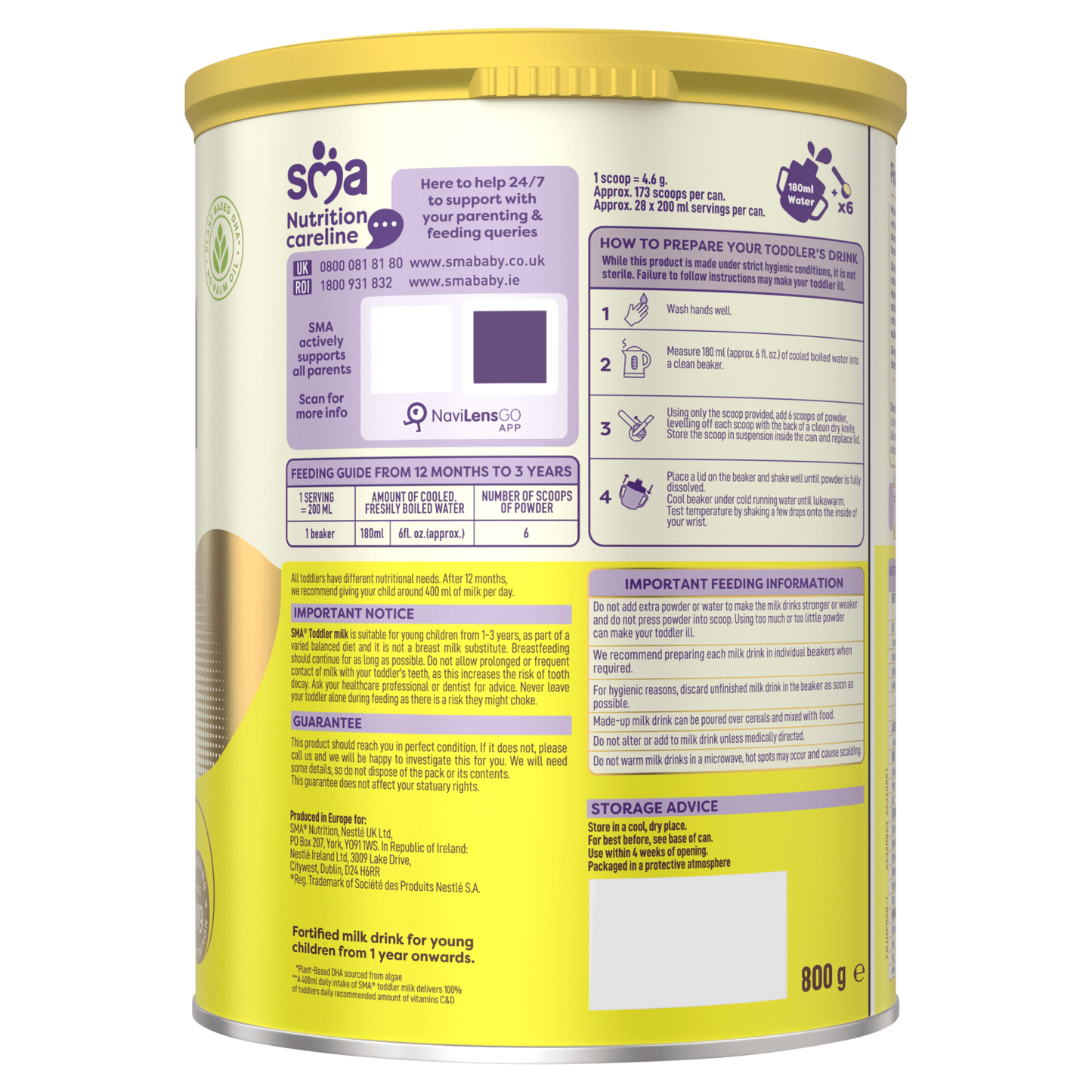 SMA Follow - on Milk 6+ Months 800g - UK Food & Drink - 7613038484938