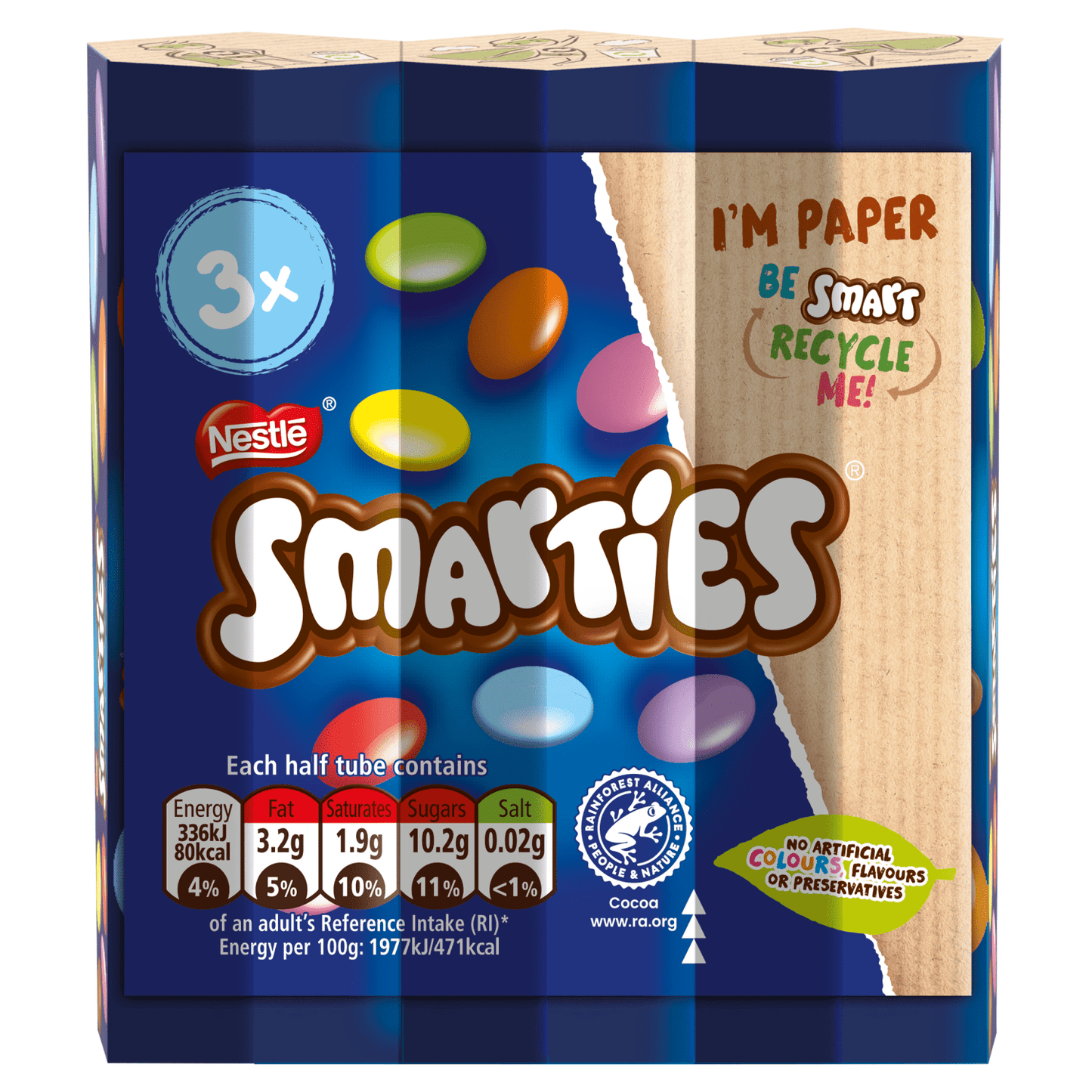 Smarties 3 x 34g (102g) - UK Food & Drink - 7613039905920