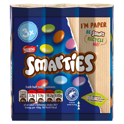 Smarties 3 x 34g (102g) - UK Food & Drink - 7613039905920