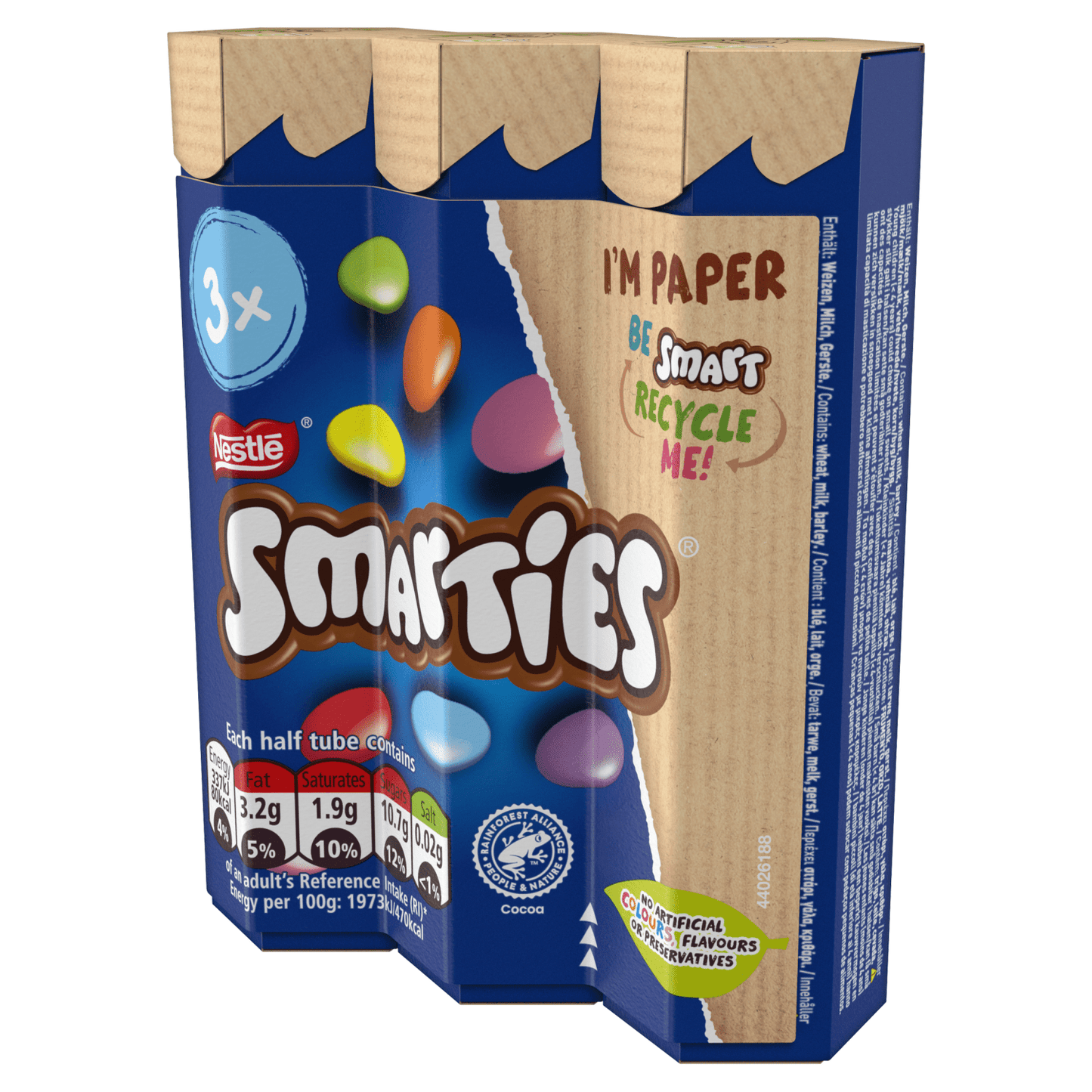 Smarties 3 x 34g (102g) - UK Food & Drink - 7613039905920