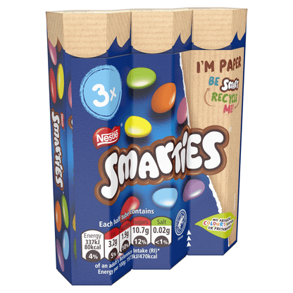 Smarties 3 x 34g (102g) - UK Food & Drink - 7613039905920