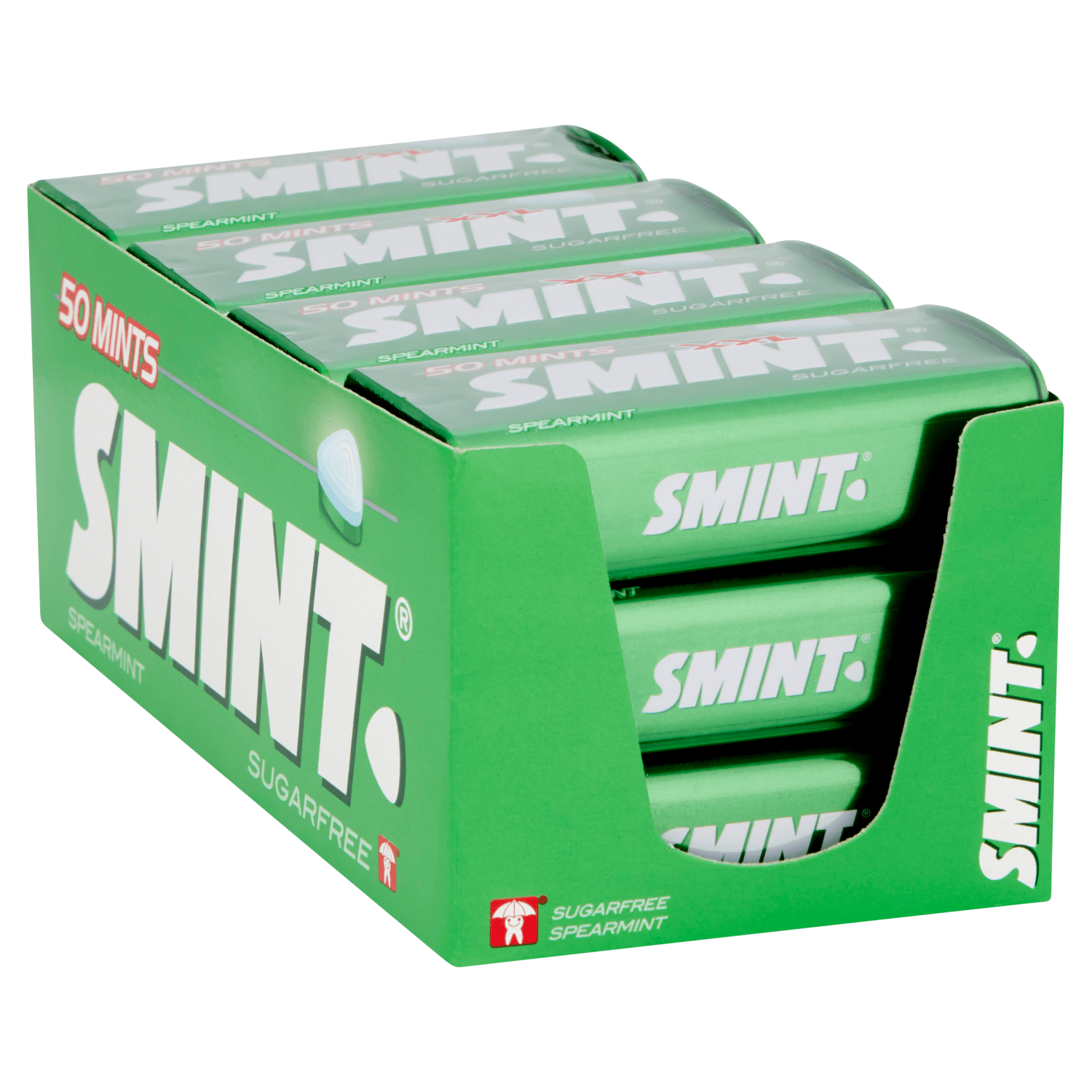 Smint XXL Spearmint Sugarfree 50 Mints 35g - UK Food & Drink - 8410031945744