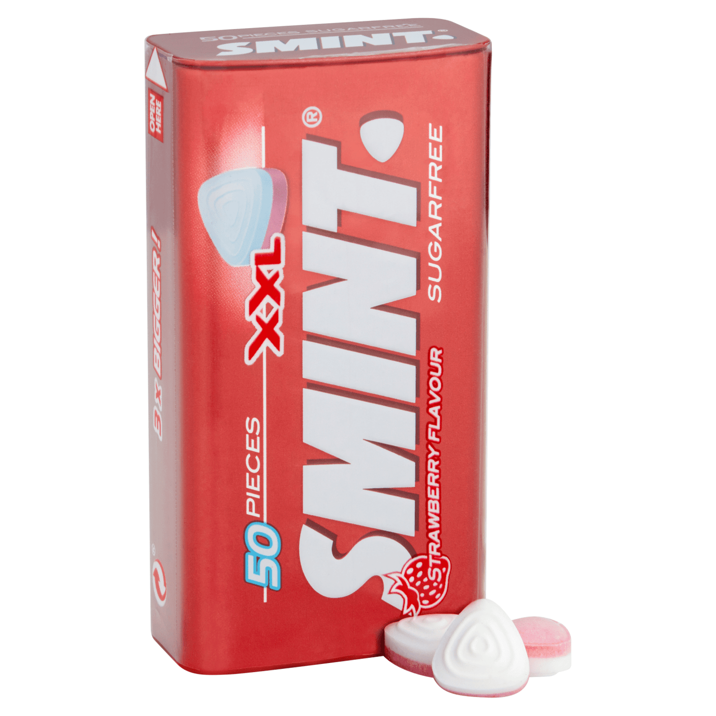 Smint XXL Sugarfree Strawberry Flavour 50 Pieces 35g - UK Food & Drink - 8410031948745