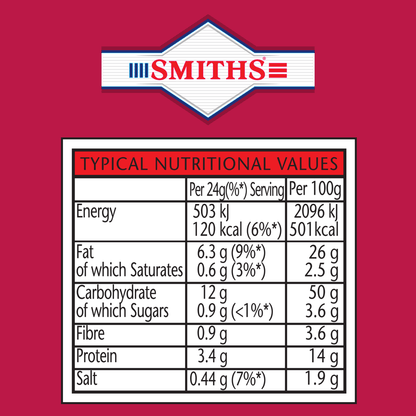 Smiths Fries Bacon Snacks Crisps 24g - UK Food & Drink - 5000328133034