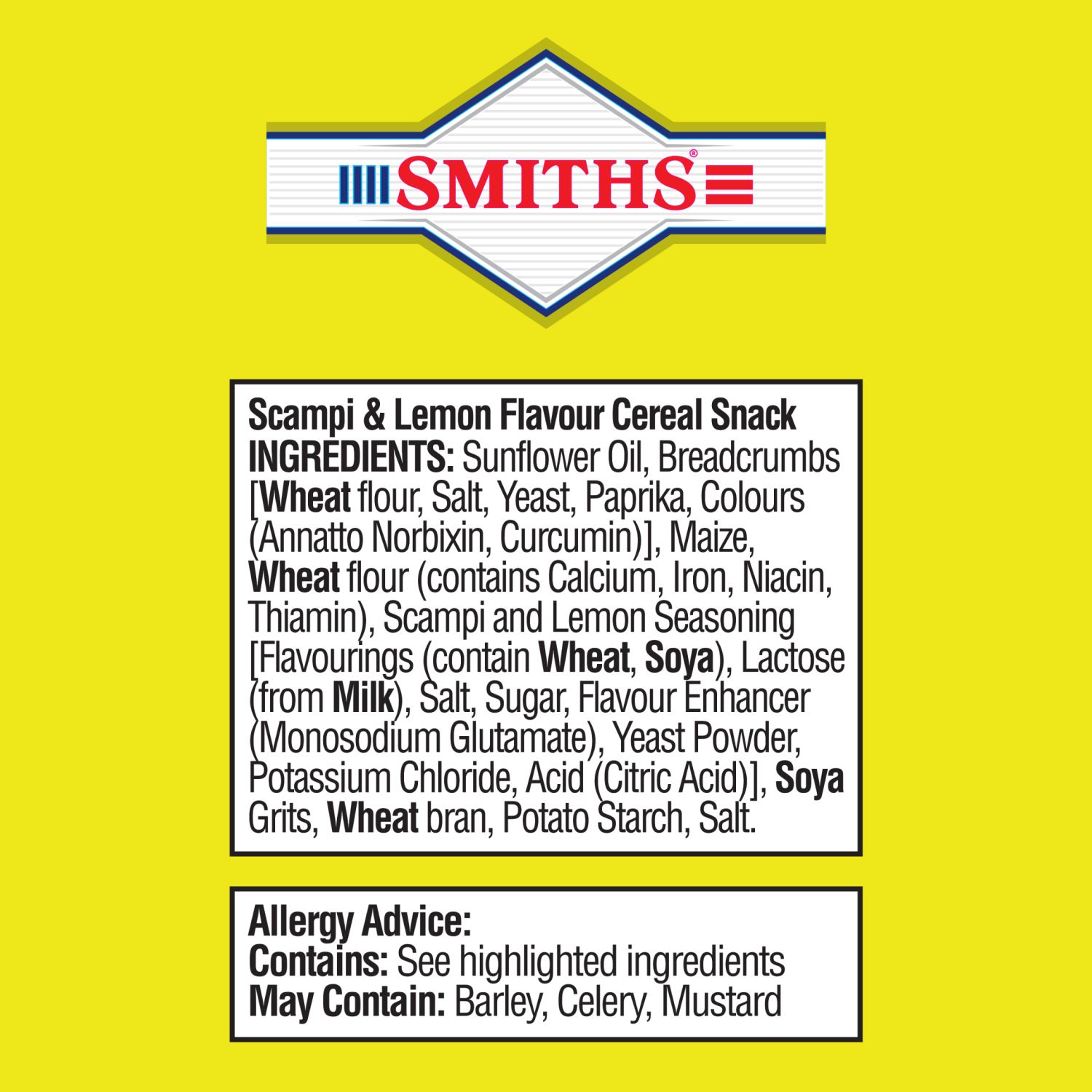 Smiths Fries Scampi & Lemon 27g - UK Food & Drink - 5000328149035