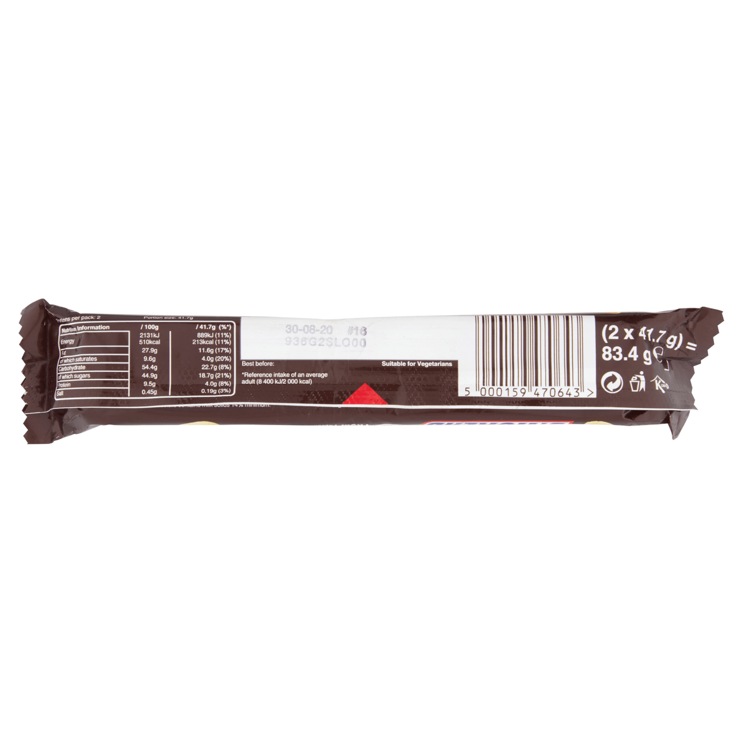 Snickers Duo 83g - UK Food & Drink - 5000159470643