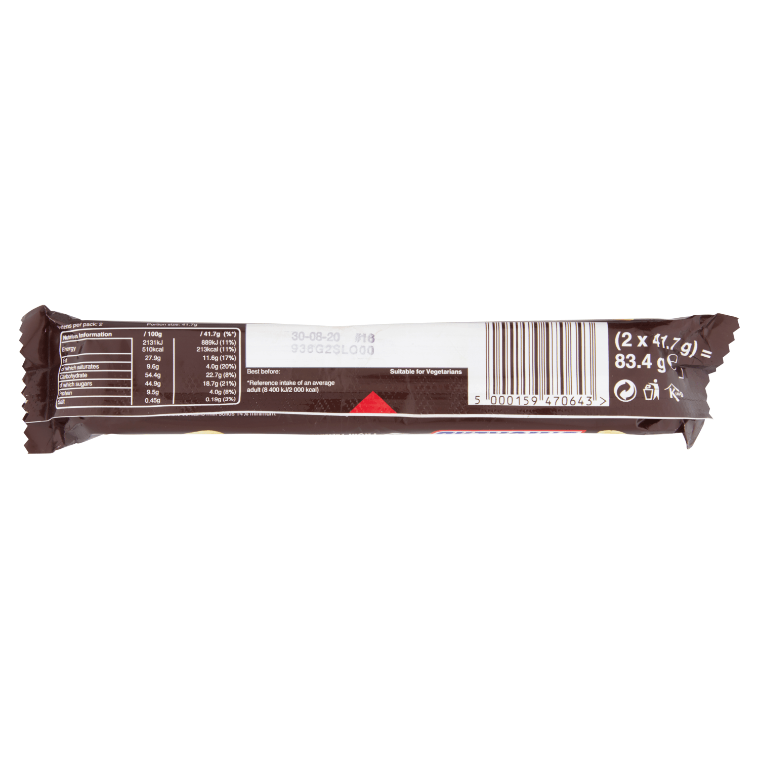 Snickers Duo 83g - UK Food & Drink - 5000159470643