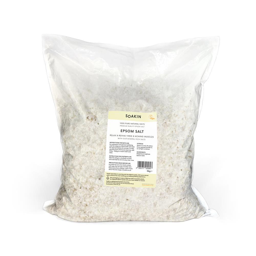 Soakin Epsom Bath Salts - UK Food & Drink - 5055177532897