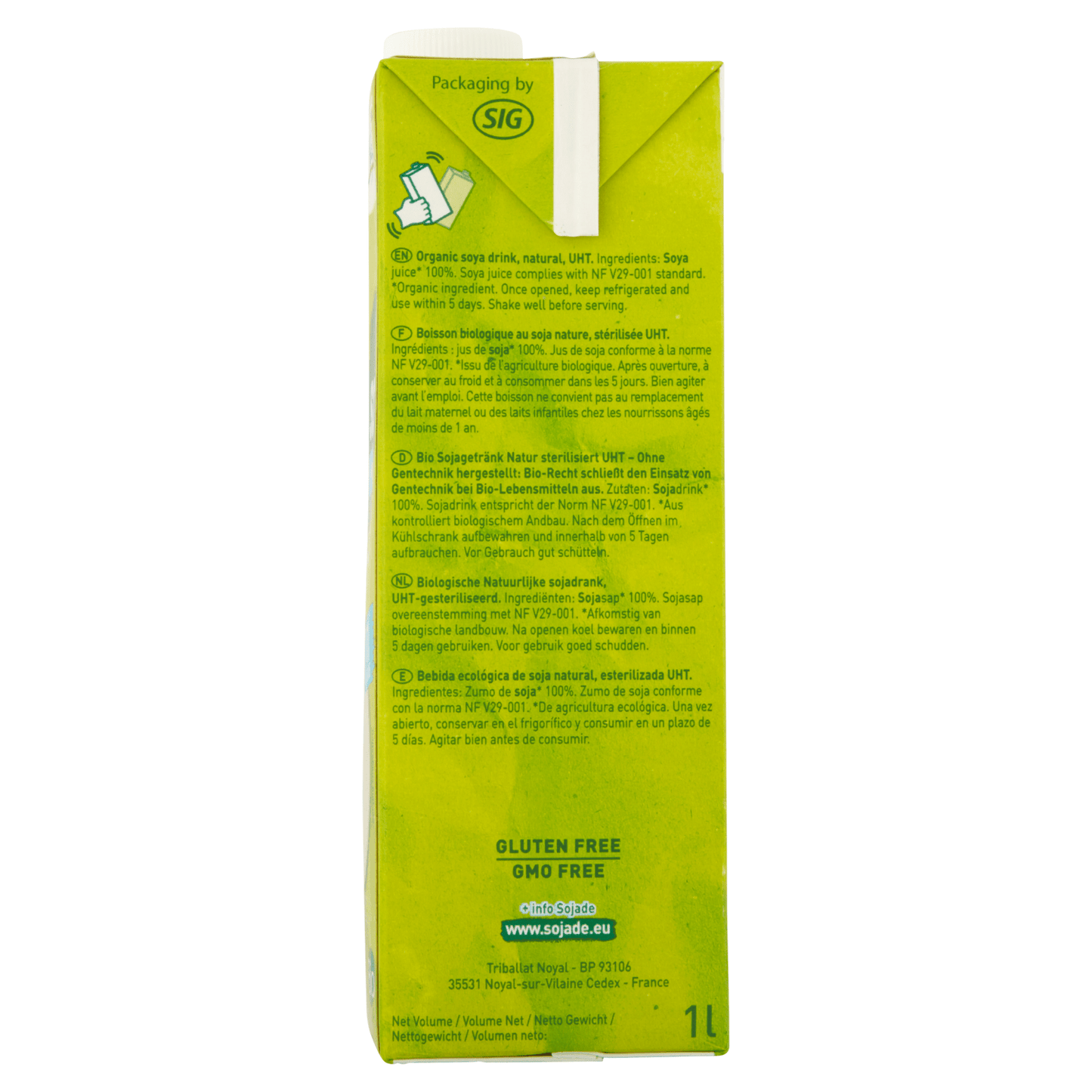 Sojade So Soja! Natural 1L - UK Food & Drink - 3273227080156