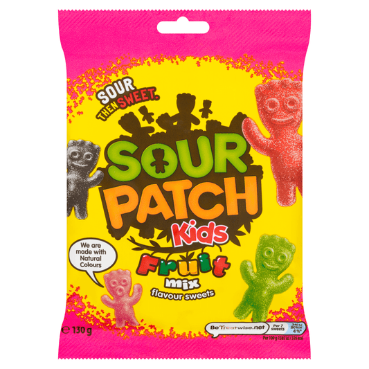 Sour Patch Kids Fruit Mix Flavour Sweets 130g - UK Food & Drink - 7622202008764
