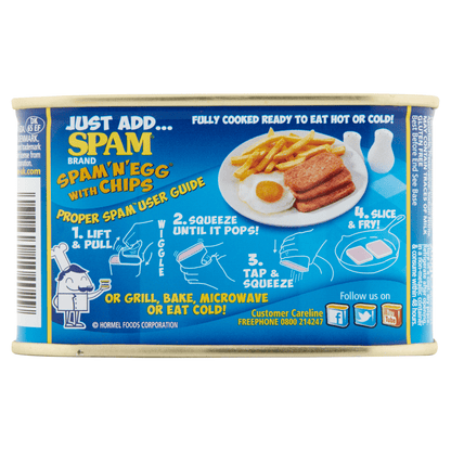 Spam Chopped Pork and Ham 200g - UK Food & Drink - 37600104029