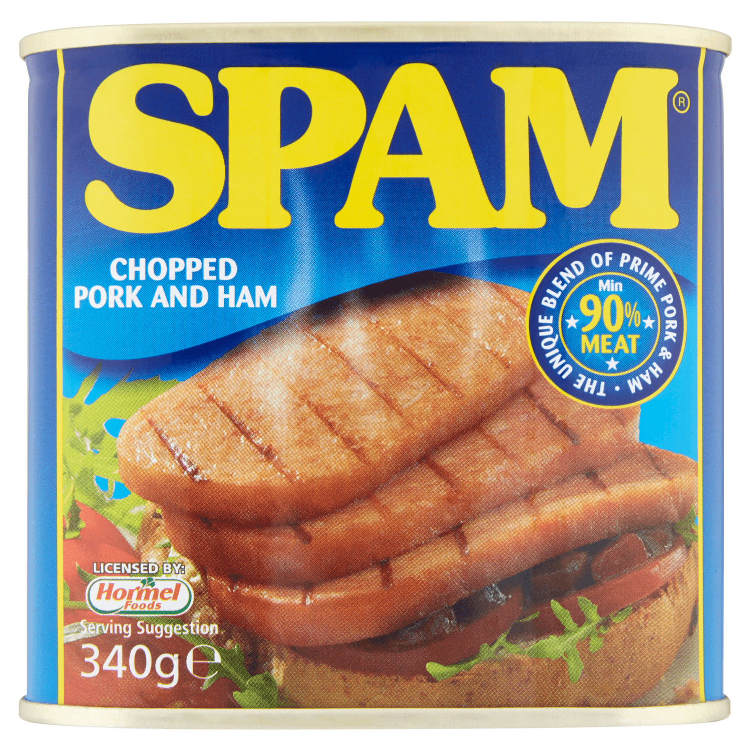 Spam Chopped Pork And Ham 340g - UK Food & Drink - 37600209571