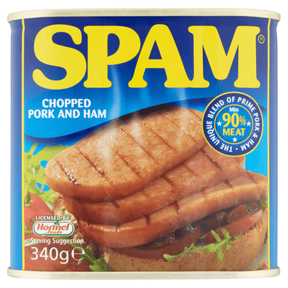 Spam Chopped Pork And Ham 340g - UK Food & Drink - 37600209571