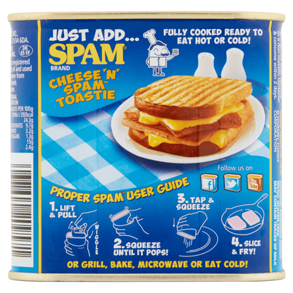 Spam Chopped Pork And Ham 340g - UK Food & Drink - 37600209571