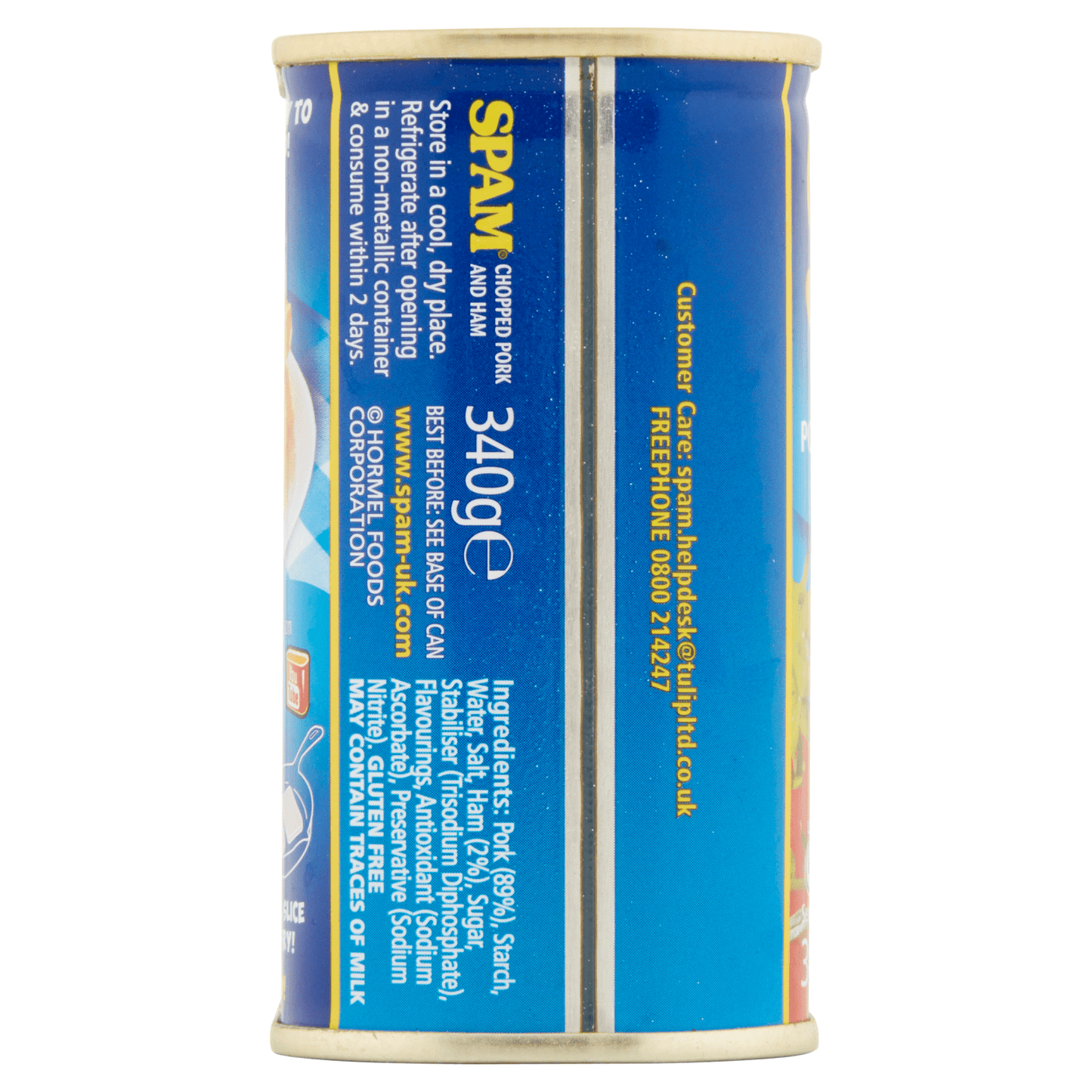 Spam Chopped Pork And Ham 340g - UK Food & Drink - 37600209571