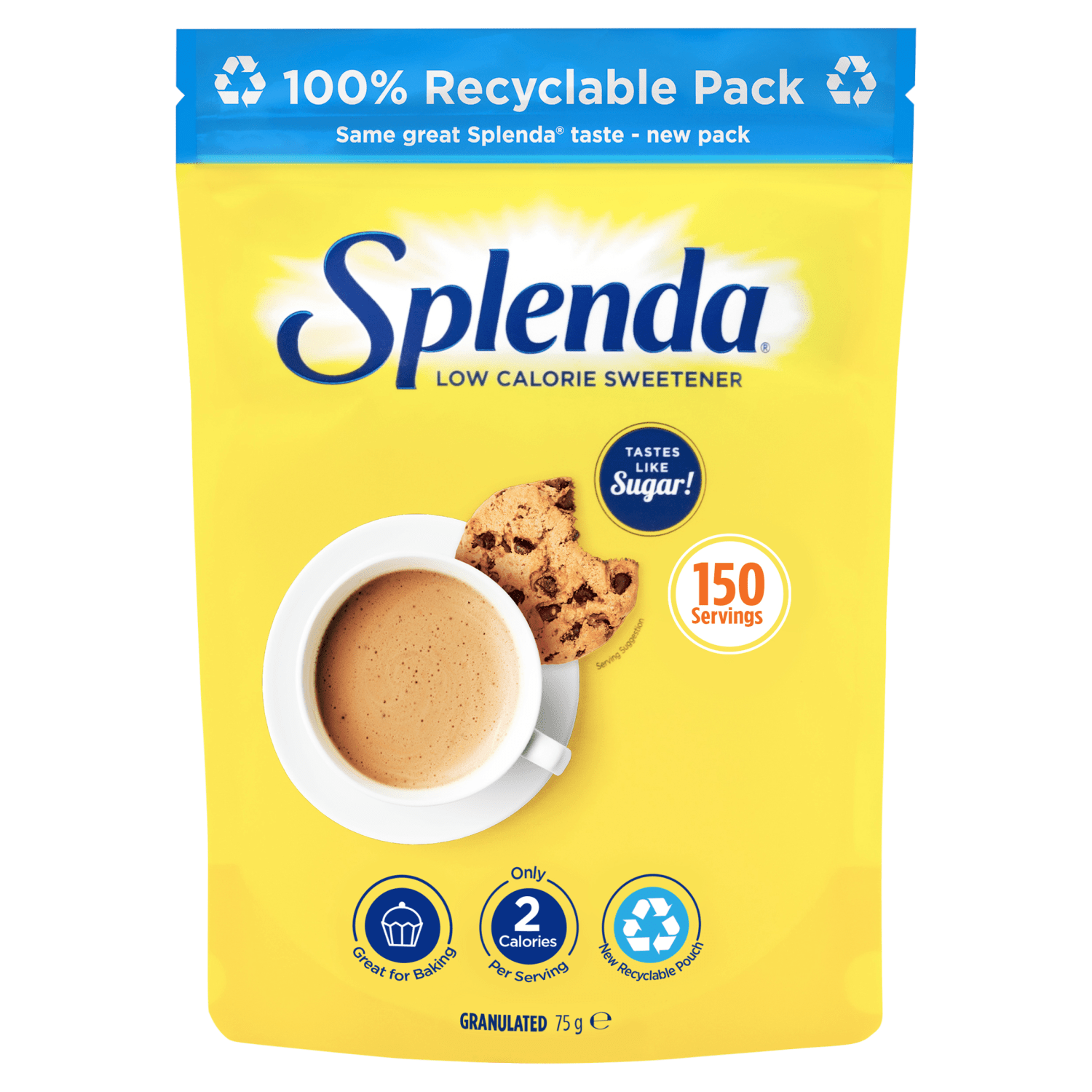 Splenda Granulated Low Calorie Sweetener 75g - UK Food & Drink - 8718226401809
