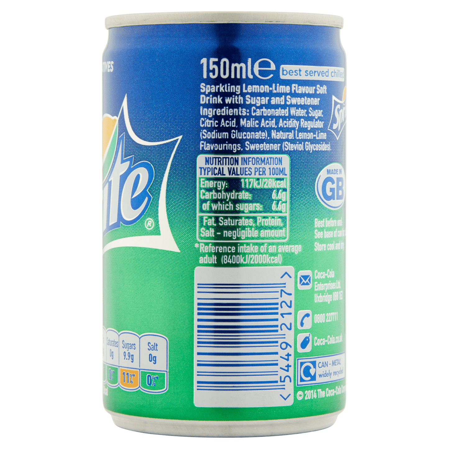 Sprite Mini Can 150ml - UK Food & Drink - 54492127