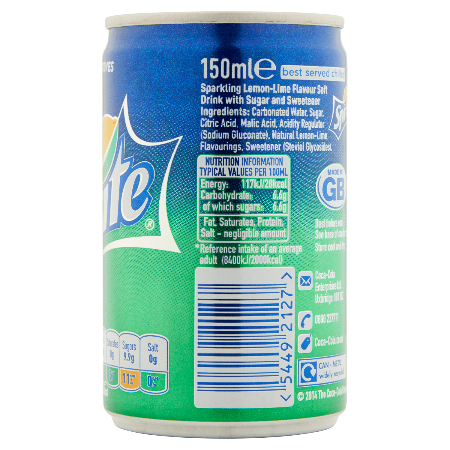 Sprite Mini Can 150ml - UK Food & Drink - 54492127
