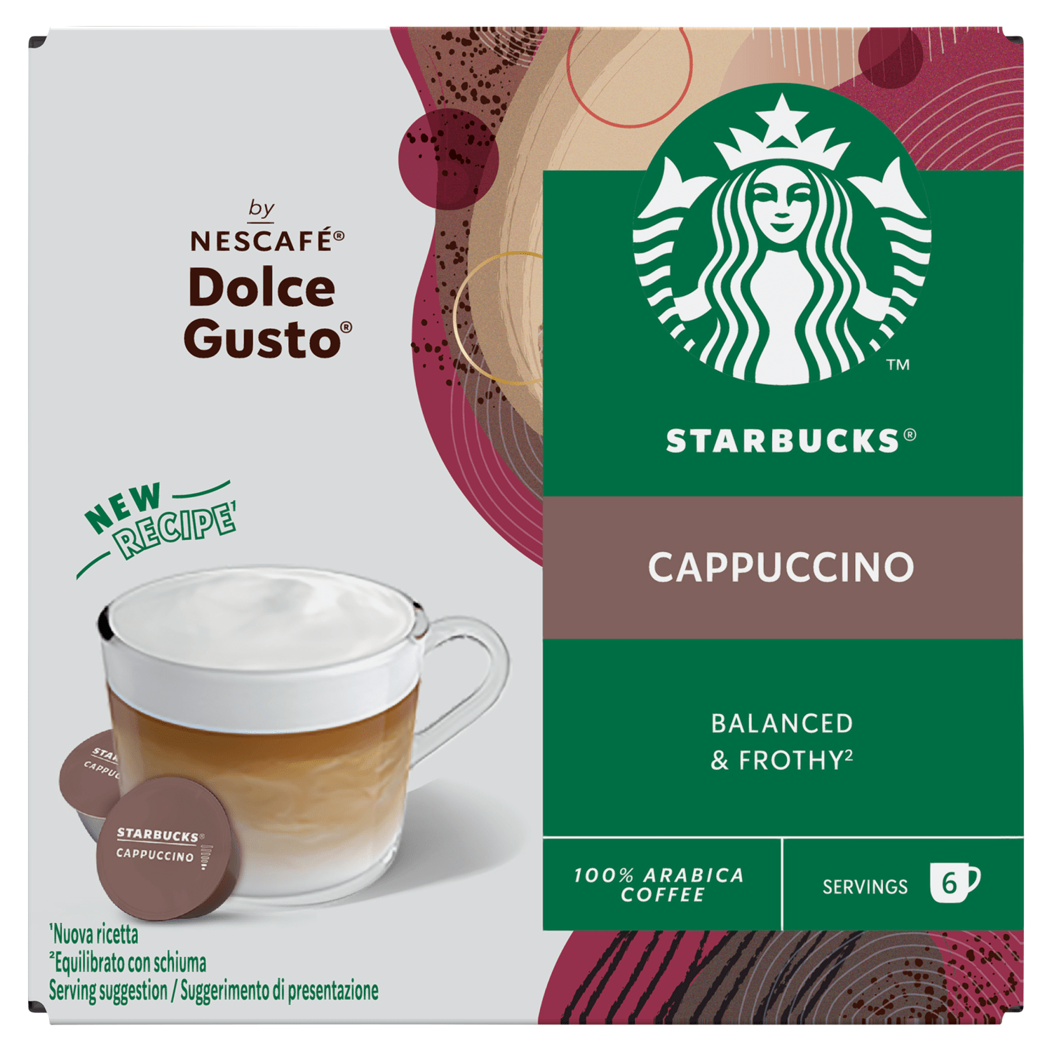 Starbucks 12 Cappuccino Coffee Pods 120g - UK Food & Drink - 7613036927017