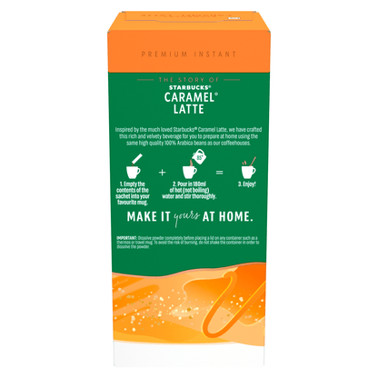 Starbucks Caramel Latte 5 x 23g (115g) - UK Food & Drink - 8445290041302
