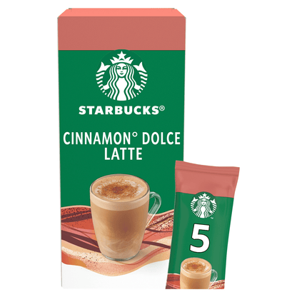 Starbucks Premium Instant Cinnamon Dolce Latte 5 x 23.5g (117.5g) - UK Food & Drink - 8445290231796