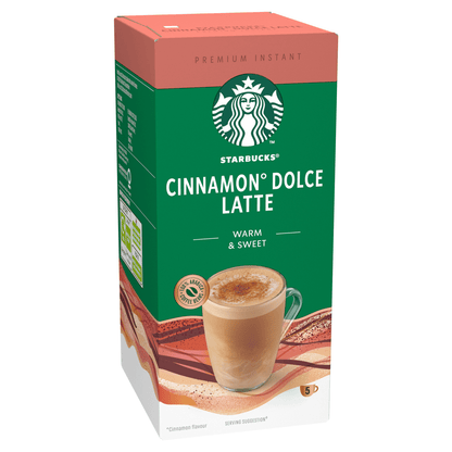 Starbucks Premium Instant Cinnamon Dolce Latte 5 x 23.5g (117.5g) - UK Food & Drink - 8445290231796