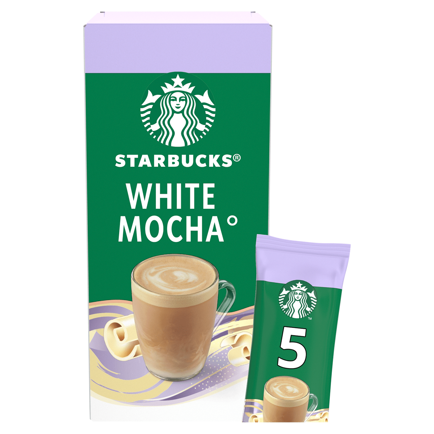 Starbucks Premium Instant White Mocha 5 x 24g (120g) - UK Food & Drink - 8445290224507