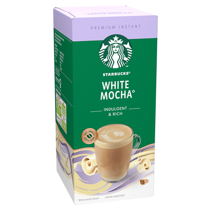 Starbucks Premium Instant White Mocha 5 x 24g (120g) - UK Food & Drink - 8445290224507