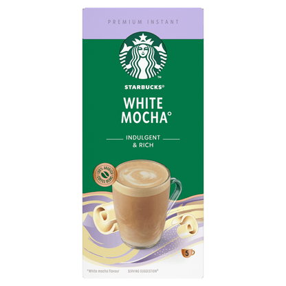 Starbucks Premium Instant White Mocha 5 x 24g (120g) - UK Food & Drink - 8445290224507