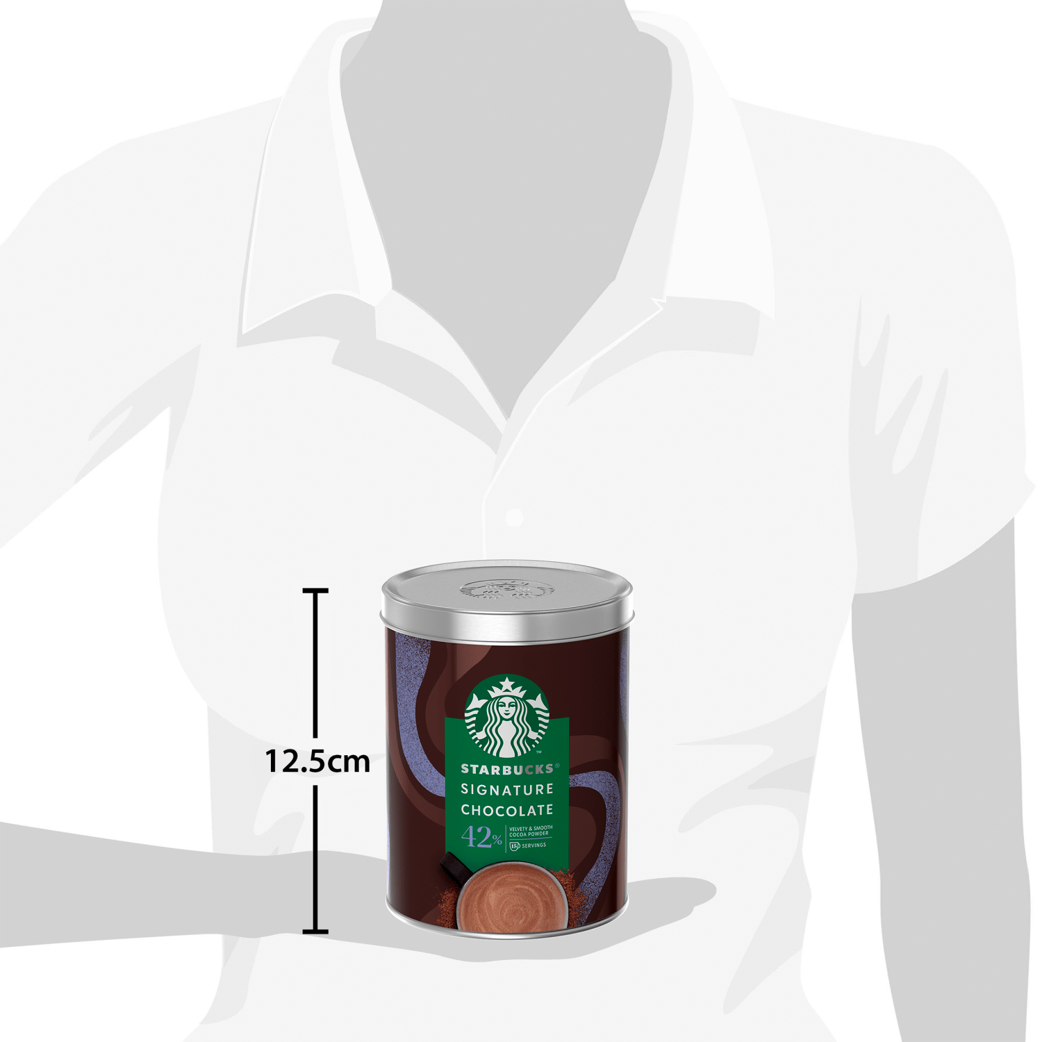 STARBUCKS SIGNATURE CHOCOLATE 42% Cocoa Hot Chocolate Powder 330g Tin - UK Food & Drink - 7613287598998