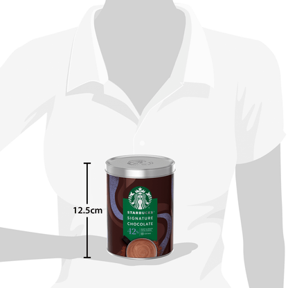 STARBUCKS SIGNATURE CHOCOLATE 42% Cocoa Hot Chocolate Powder 330g Tin - UK Food & Drink - 7613287598998