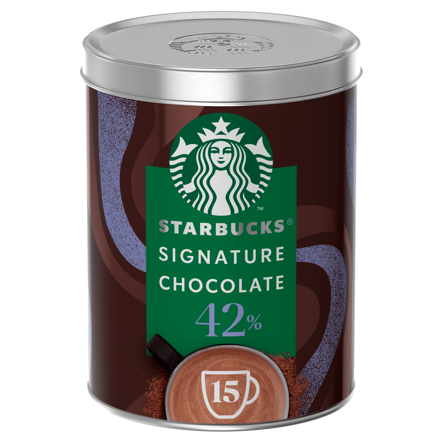 STARBUCKS SIGNATURE CHOCOLATE 42% Cocoa Hot Chocolate Powder 330g Tin - UK Food & Drink - 7613287598998
