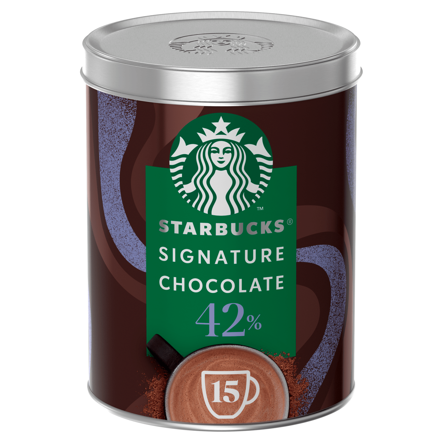 STARBUCKS SIGNATURE CHOCOLATE 42% Cocoa Hot Chocolate Powder 330g Tin - UK Food & Drink - 7613287598998