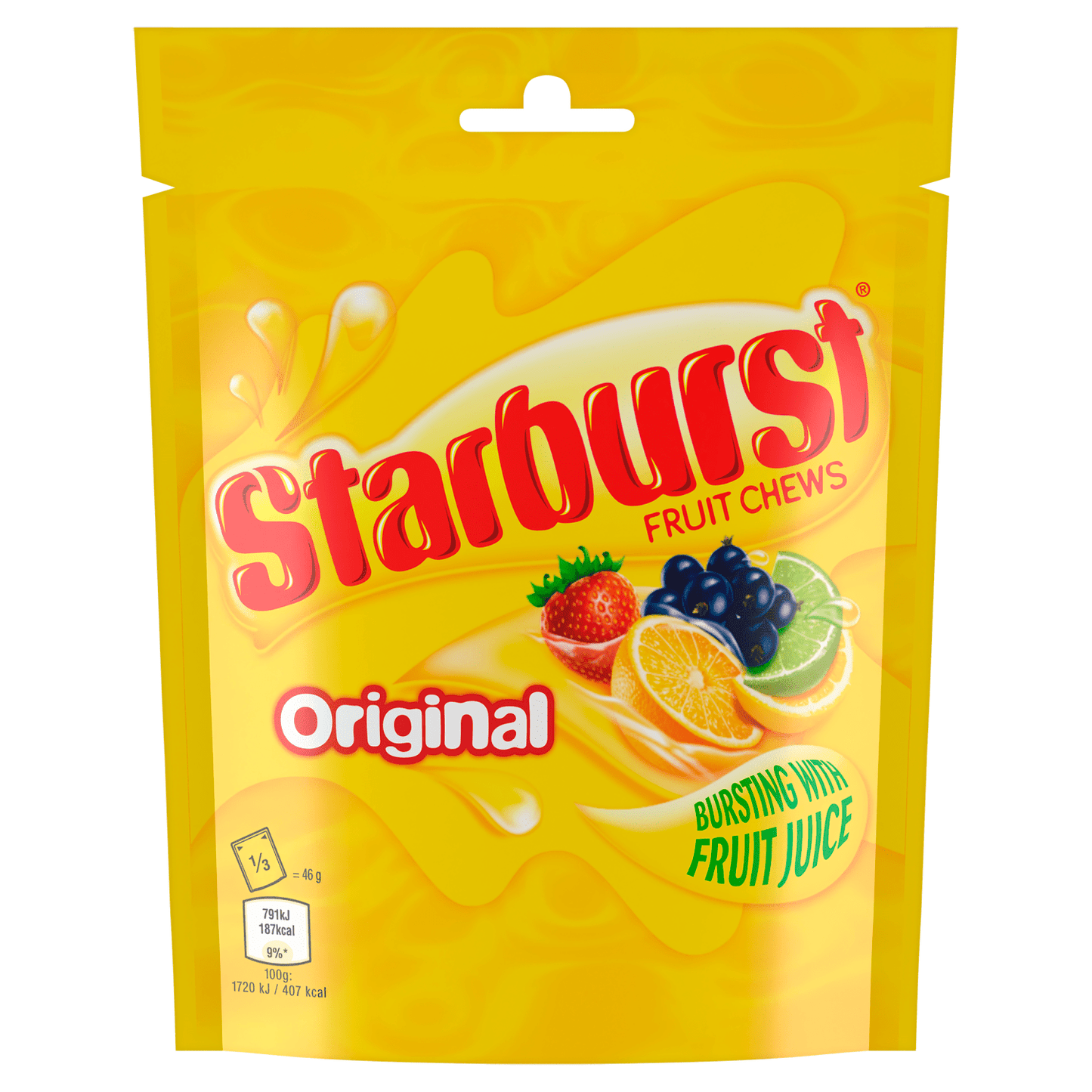 Starburst Fruit Chews Original 138g - UK Food & Drink - 4009900546249