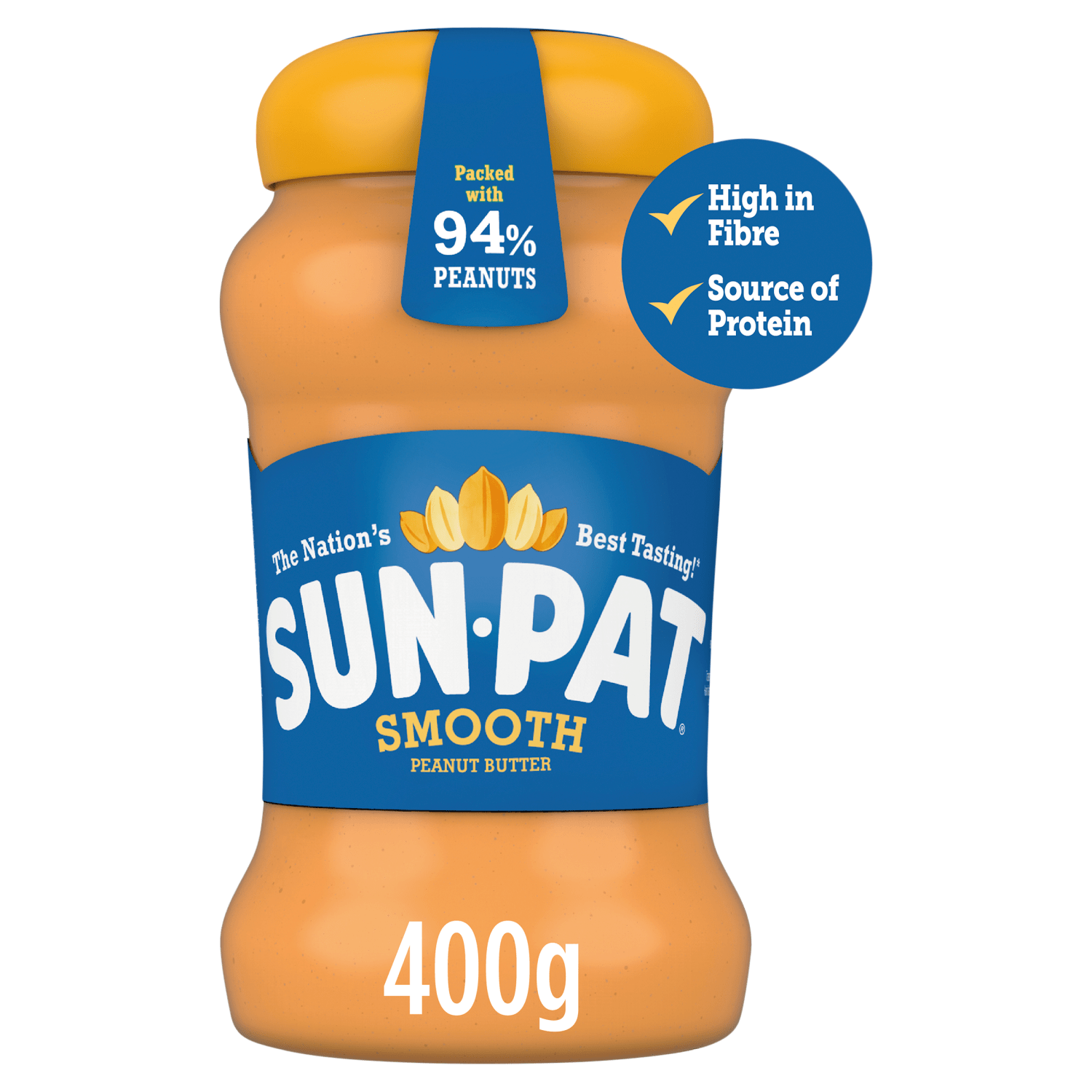 Sun-Pat Smooth Peanut Butter 400g | 5060391623139 | UK Food & Drink ...