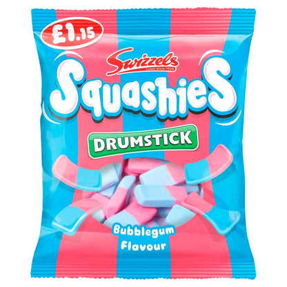 Swizzels Drumstick Squashies Bubblegum Flavour 120g - UK Food & Drink - 5010478230415