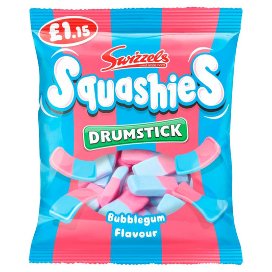 Swizzels Drumstick Squashies Bubblegum Flavour 120g - UK Food & Drink - 5010478230415