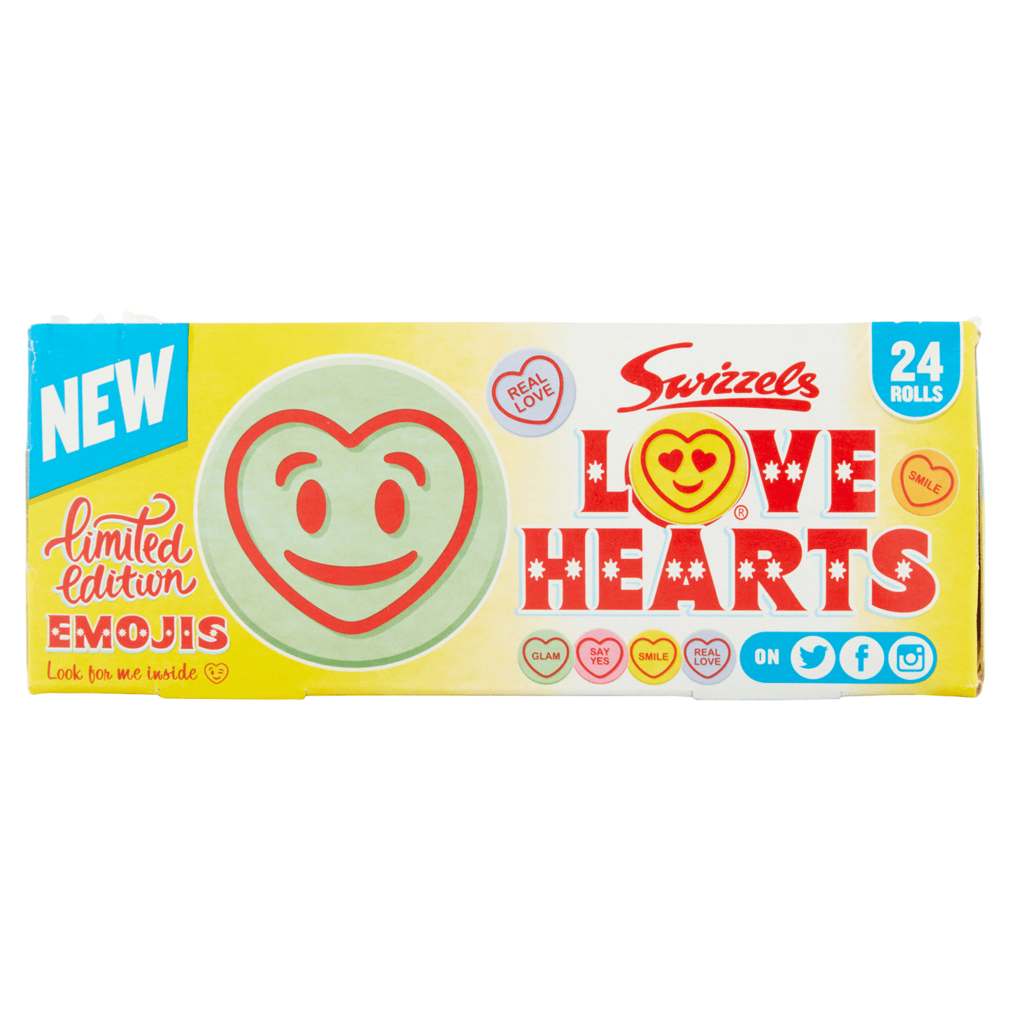 Swizzels Love Hearts 39g - UK Food & Drink - 5010478432567